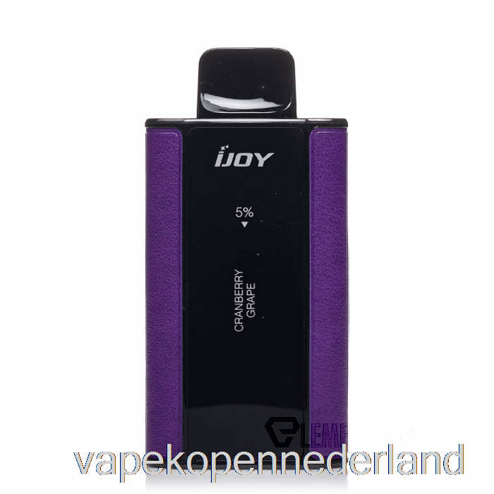 Vape Nederland Ijoy Captain 10000 Wegwerp Cranberrydruif